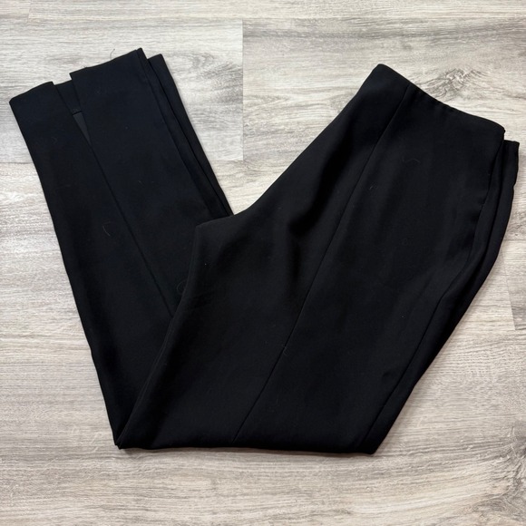Joseph Ribkoff Pants - Joseph Ribkoff Black Split Hem Straight Leg Dress Pants Womens Size 10 Canada